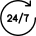 We are available 24/7.