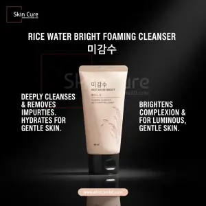 The Face Shop Rice Water Bright Foaming Cleanser- 50ml