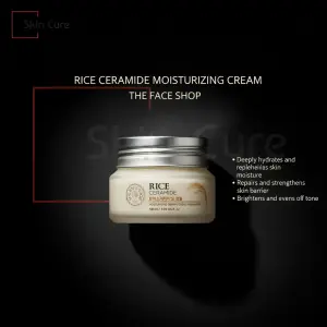 he Face Shop Rice Ceramide Moisturizing Cream-  50ml