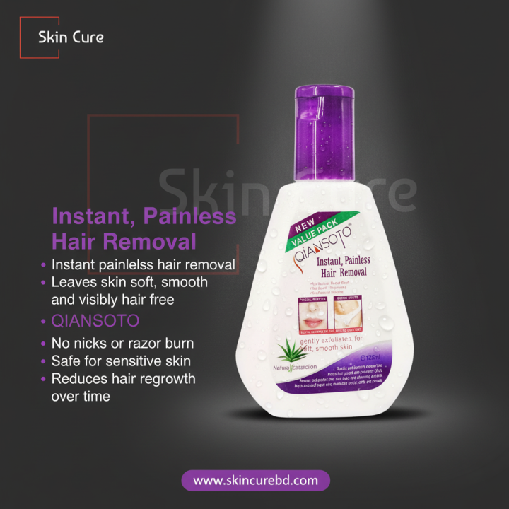 Qiansoto Instant Painless Hair Removal-125ml