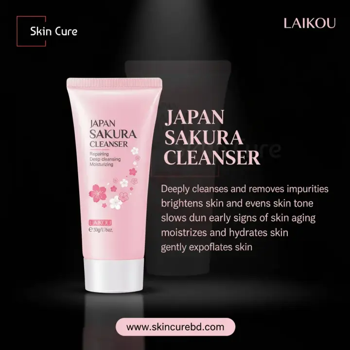 LAIKOU Japan Sakura Cleanser- 50g