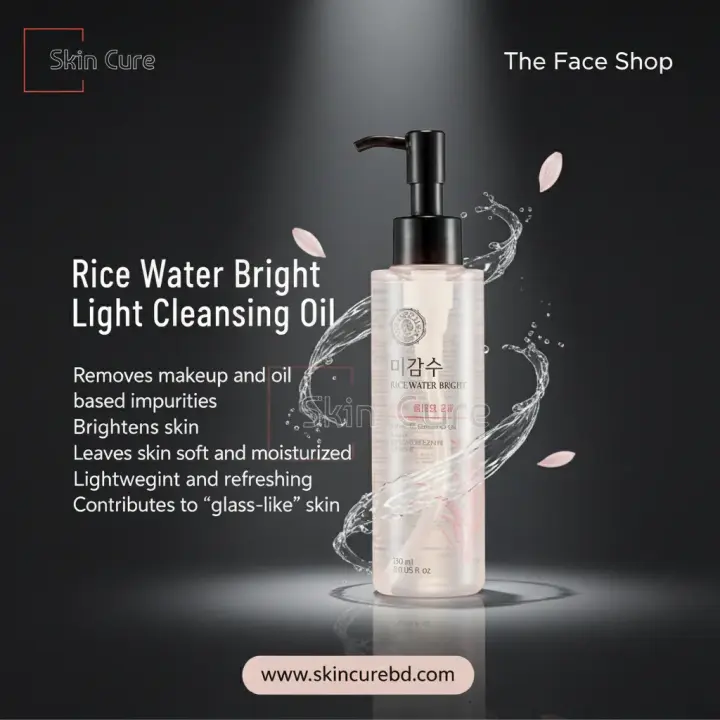 The Face Shop Rice Water Bright Light Cleansing Oil- 150ml