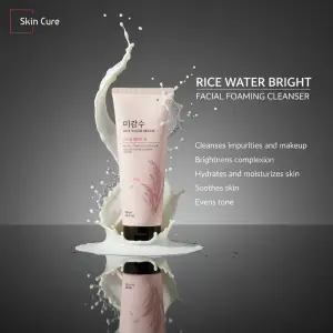 THE FACE SHOP Rice Water Bright Facial Foaming Cleanser- 150ml