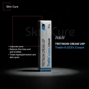 H&H Tretinoin 0.025% USP Cream- 30g